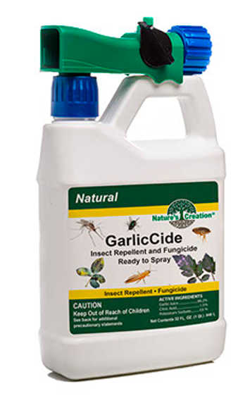 Nature's Creation GarlicCide is available at Madison Gardens Nursery, Spring, TX.
