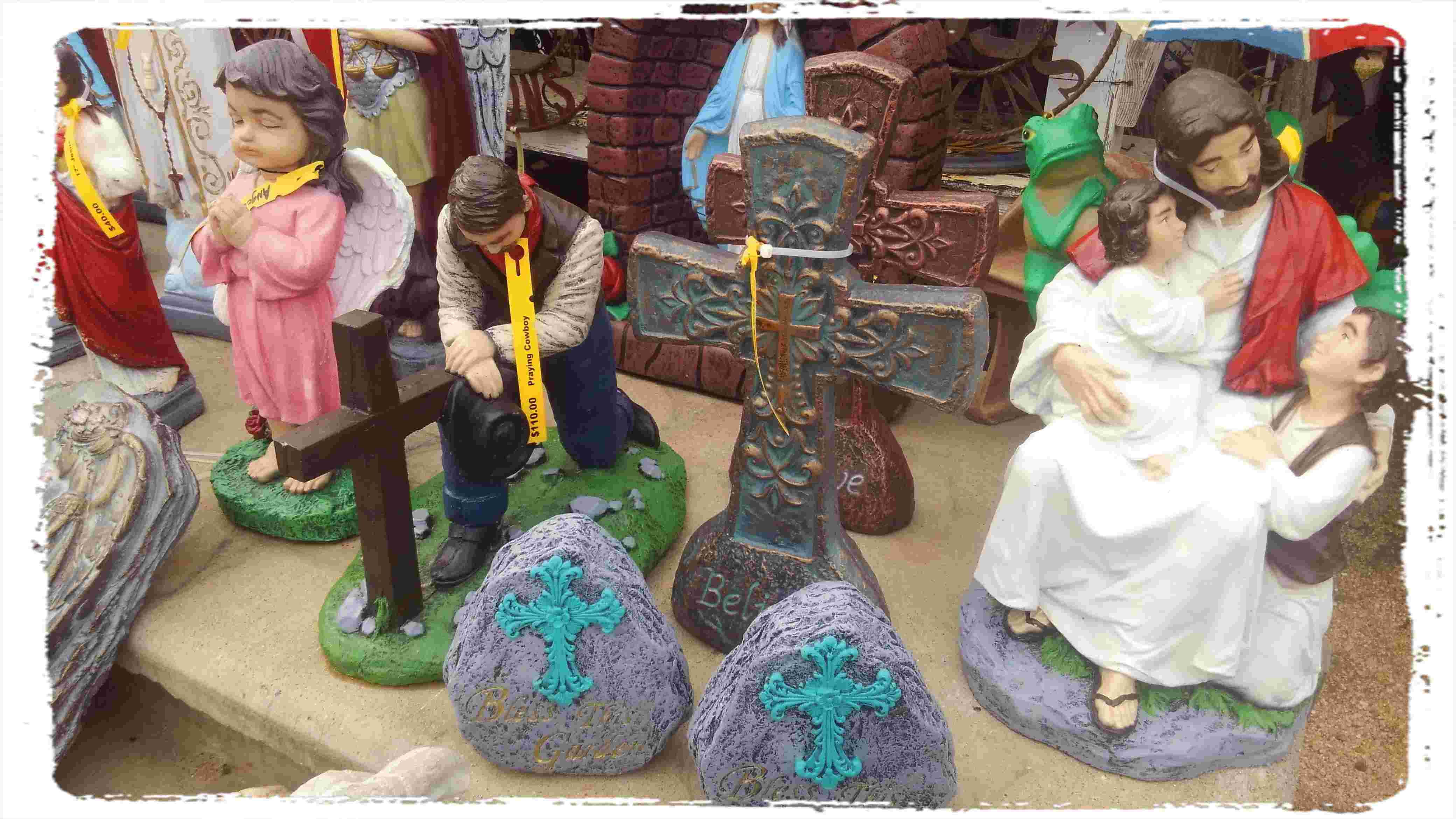 New Cement Statues - Madison Gardens Nursery, Spring, TX - 281-376-7625