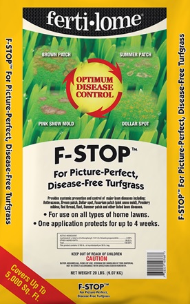 F-Stop Fungicide Granules (20 lbs). Covers 5,000 square feet.